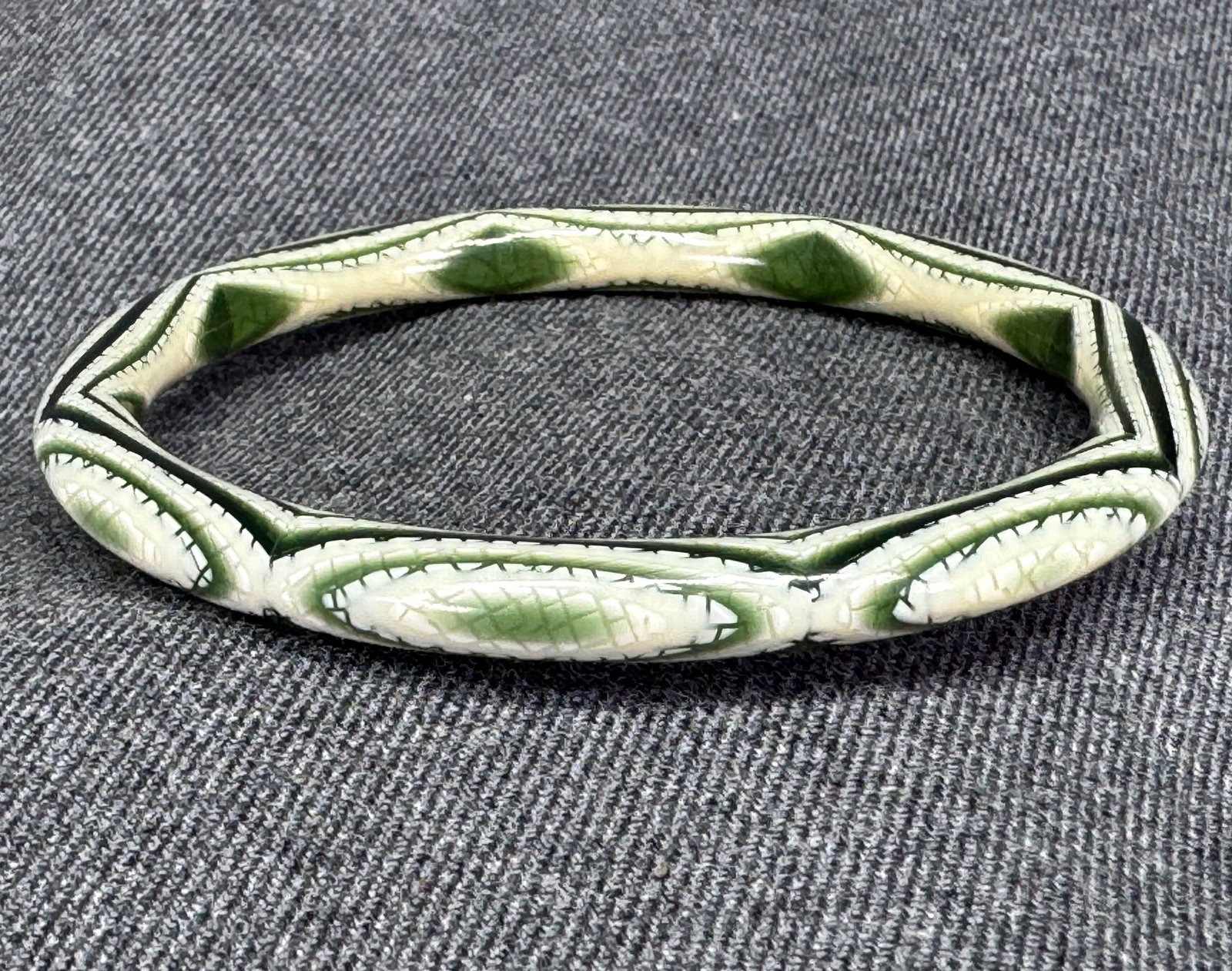 1970s Lea Stein Paris Kaleidoscope Bangle. *o (1 of 7)