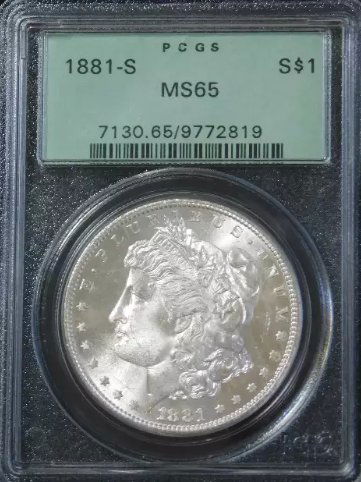 1881-S $1 Morgan Silver Dollar - PCGS MS65 OGH *Old Green Holder* (1 of 4)