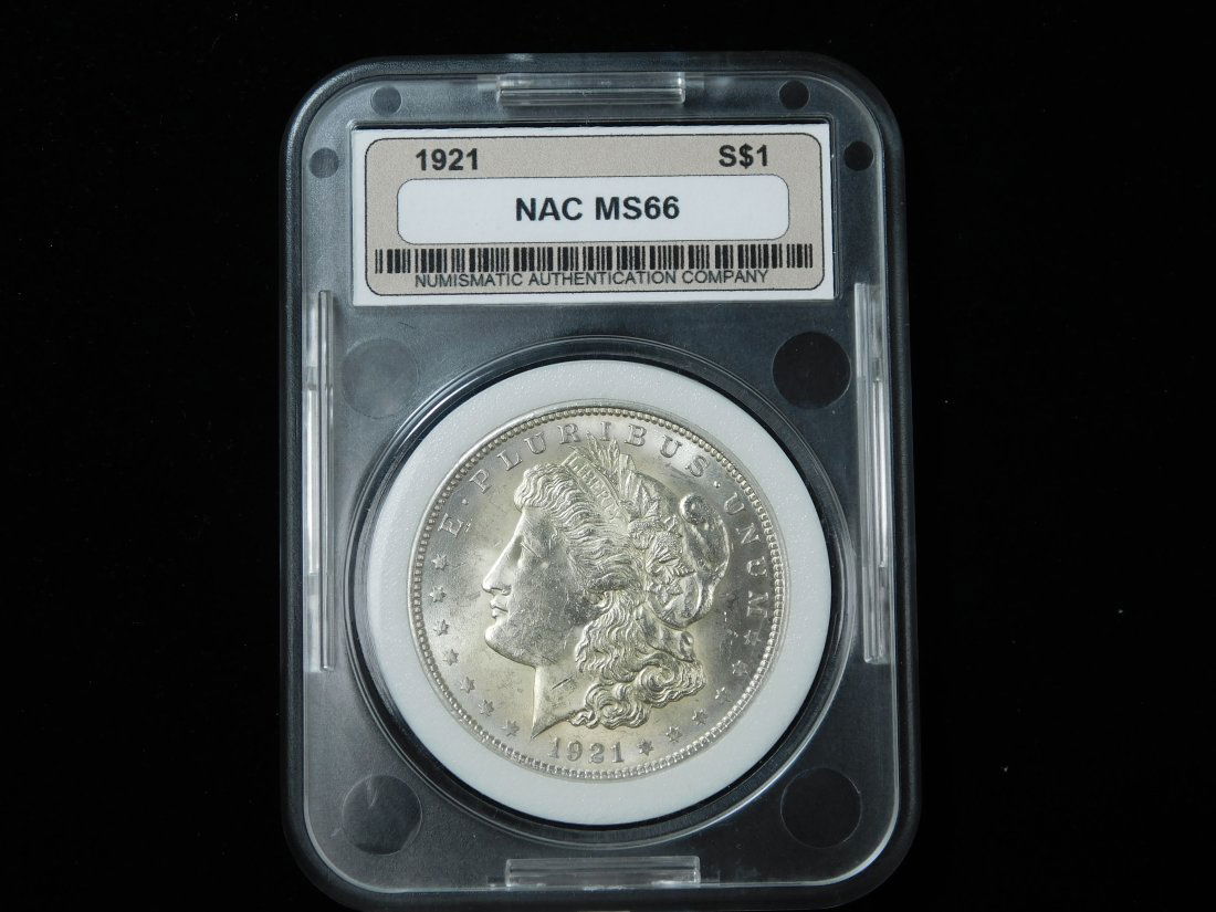 1921 $1 Morgan Silver Dollar - MS66 (1 of 4)
