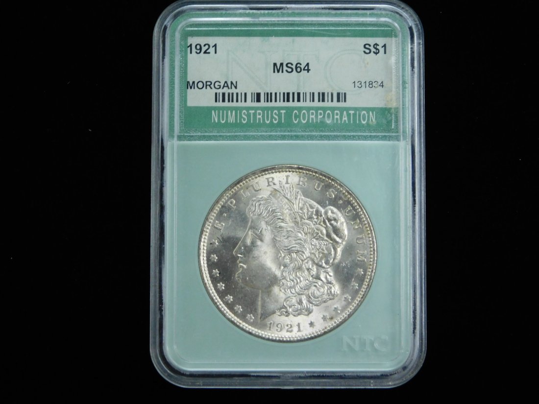 1921 $1 Morgan Silver Dollar - MS64 (1 of 4)