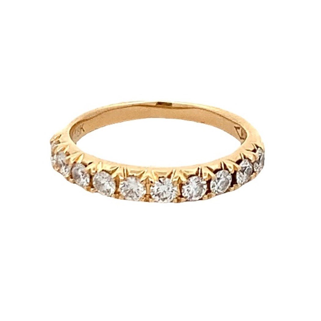 18KT YELLOW GOLD DIAMOND ANNIVERSARY BAND (1 of 3)
