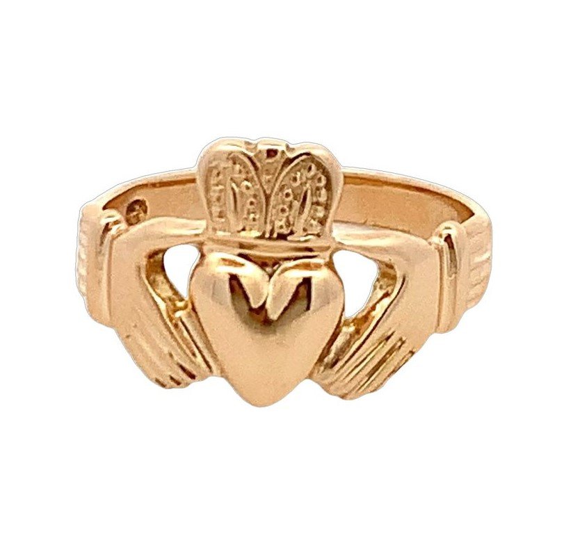 YELLOW GOLD CLADDAGH RING (1 of 2)