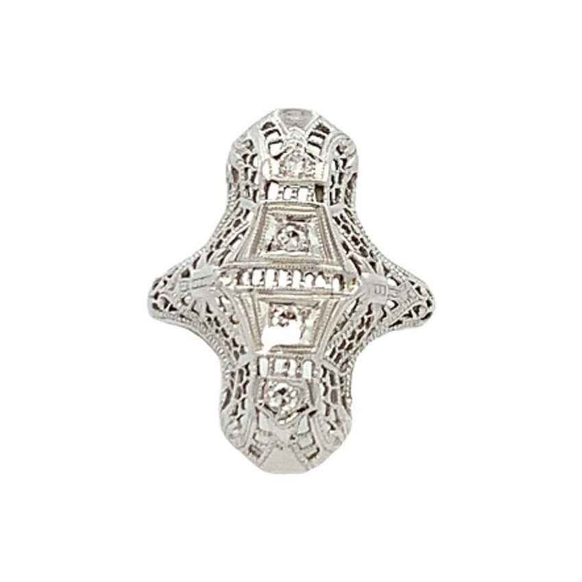 WHITE GOLD FILIGREE RING (1 of 3)