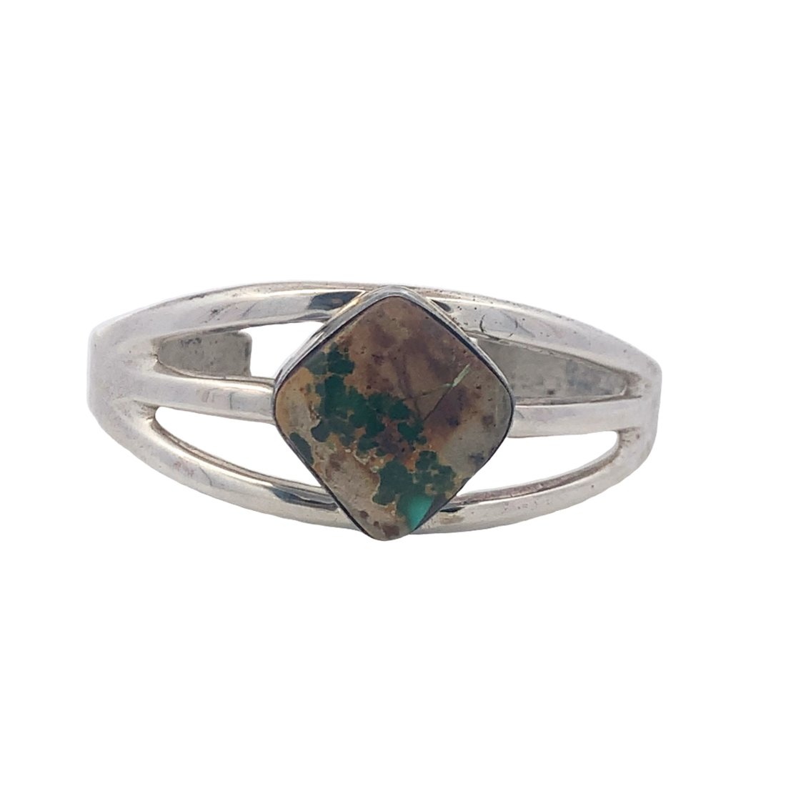 Sterling Silver Native American Turquoise Cuff Bracelet (1 of 5)