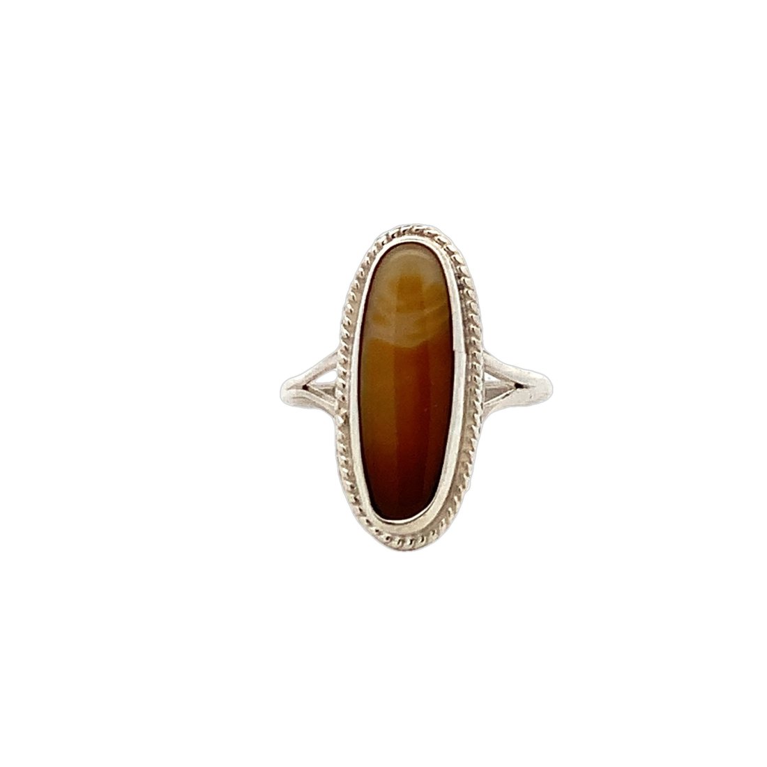 Mexican Sterling Silver Agate Ring (1 of 5)