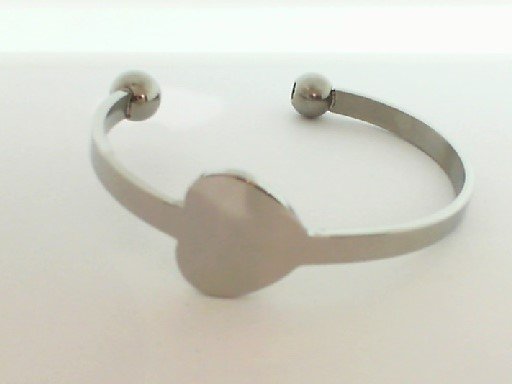 stainless steel bracelet: Made in stainless steel this bangle bracelet is great for everyday wear.It has a heart detail, and the bracelet is 5mm wide. It does have the ability to be an ash holder by unscrewing the beads at the