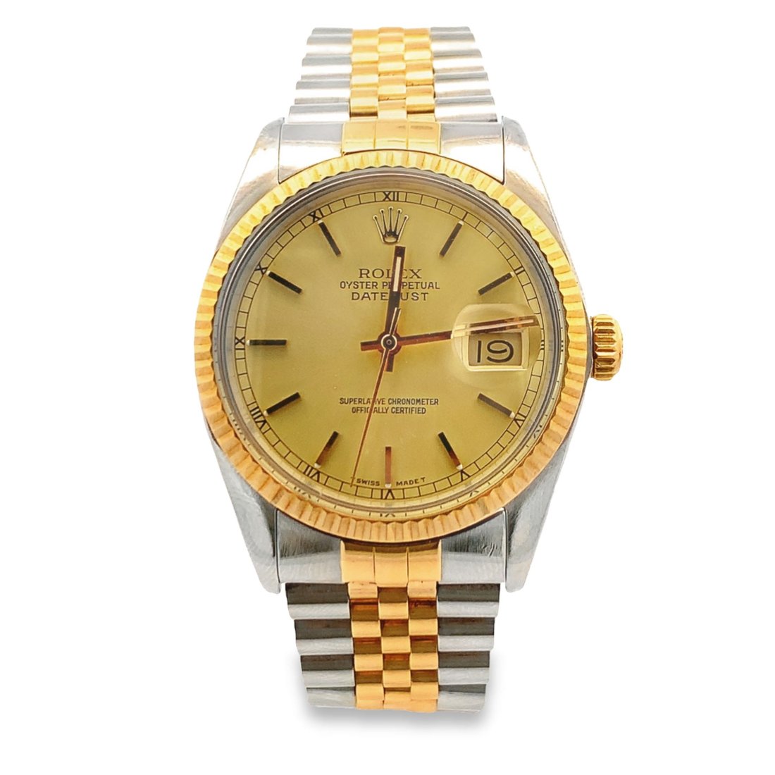 Rolex Oyster Perpetual 16013 Two Tone Datejust Watch (1 of 5)
