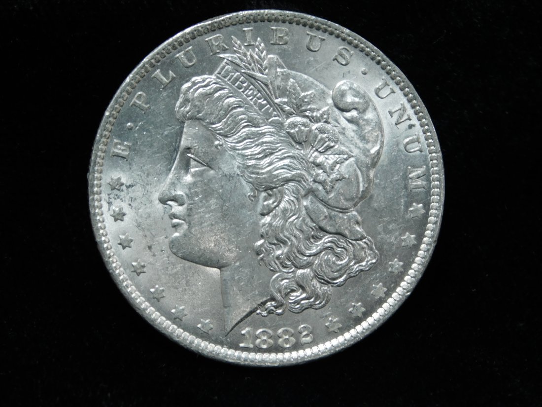 1882-O $1 Morgan Silver Dollar - UNC (1 of 3)