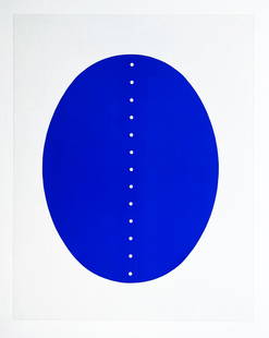 Lucio Fontana "Concetto Spaziale": Lucio Fontana "Concetto Spaziale" Screenprint on rhodoid with punched holes. Signed and numbered by the artist. Edition of 190. Published in 1967 by Prent 190, Utrecht. Ruhe and Rigo S16 *This lot is