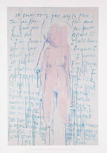 Tracey Emin "I Am The Last Of My Kind": Tracey Emin "I Am The Last Of My Kind" Offset lithograph. Published in 2020 by The Royal Academy of Arts. Open Edition. *This lot is sold subject to Artists Resale Rights.