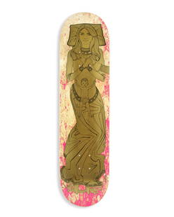 Grayson Perry "Kateboard": Grayson Perry "Kateboard" Offset lithograph and screenprint on 7 ply Grade A Canadian Maple wood skateboard deck. Stamped-signed. Edition of 999 plus 25 Artist Proofs. Co-published in 2017 by the