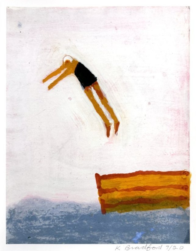 Katherine Bradford "Diver for Joseph Beuys" (1 of 1)