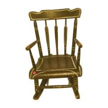 19th c PENNSYLVANIA PAINTED CHILDS ROCKER: 19th c. York County, PA Painted Childs Rocker. 13"x13"x20". Weight 9 pds.
