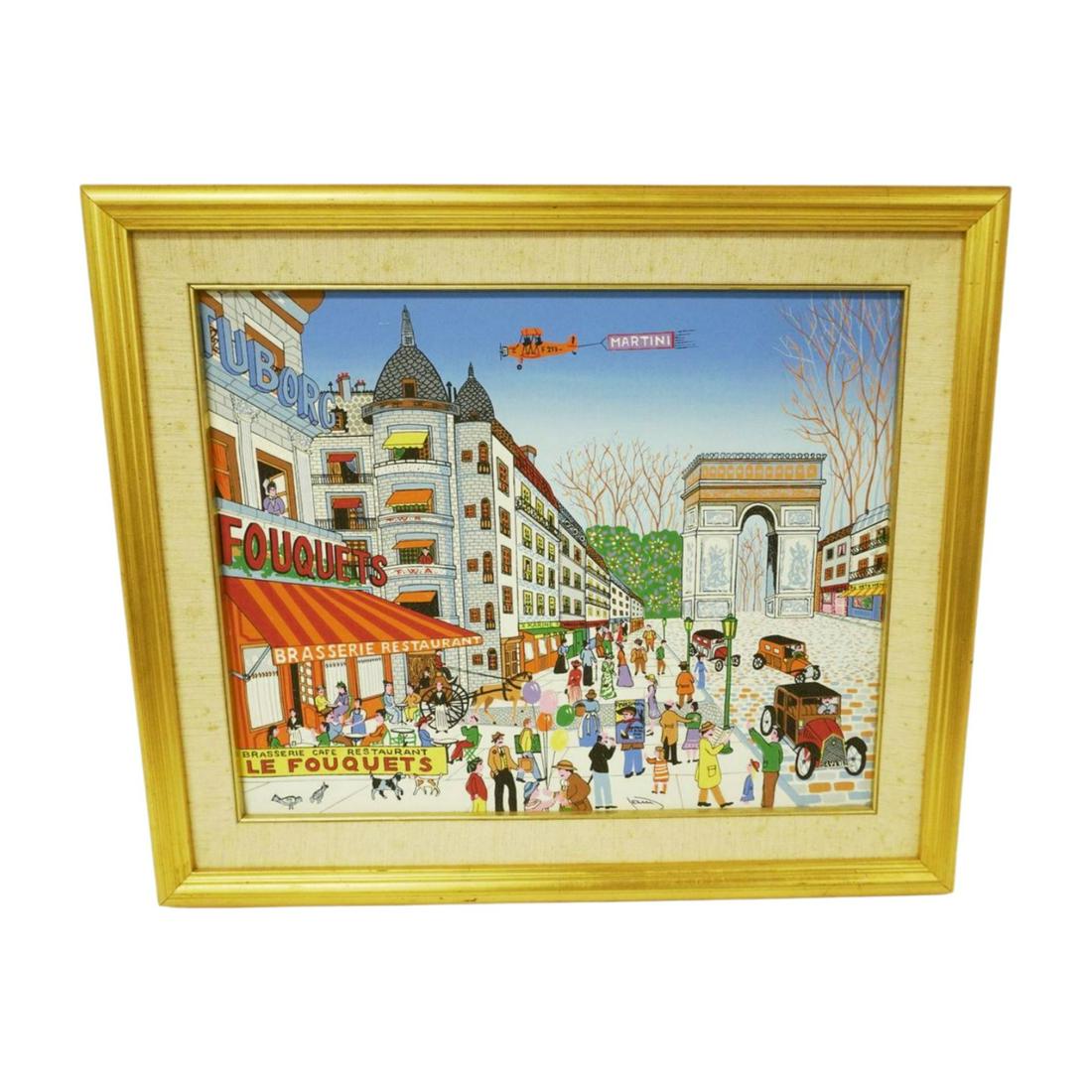 VINTAGE FRENCH ARC DE TRIOMPHE GICLEE (1 of 3)