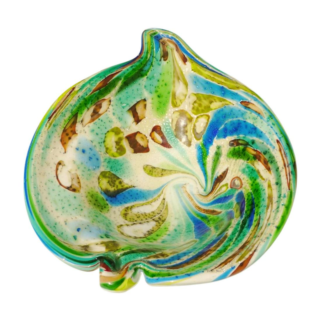 MCM MURANO GLASS TUTTI FRUTTI DINO MARTENS DISH (1 of 5)