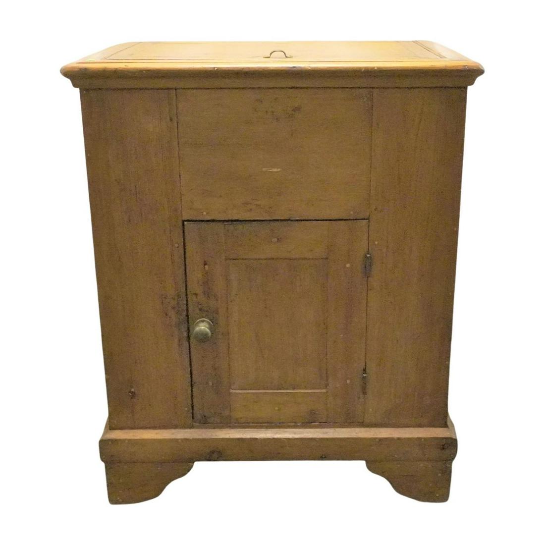 ANTIQUE JEWETTS #3 ICE CHEST 19TH C (1 of 4)