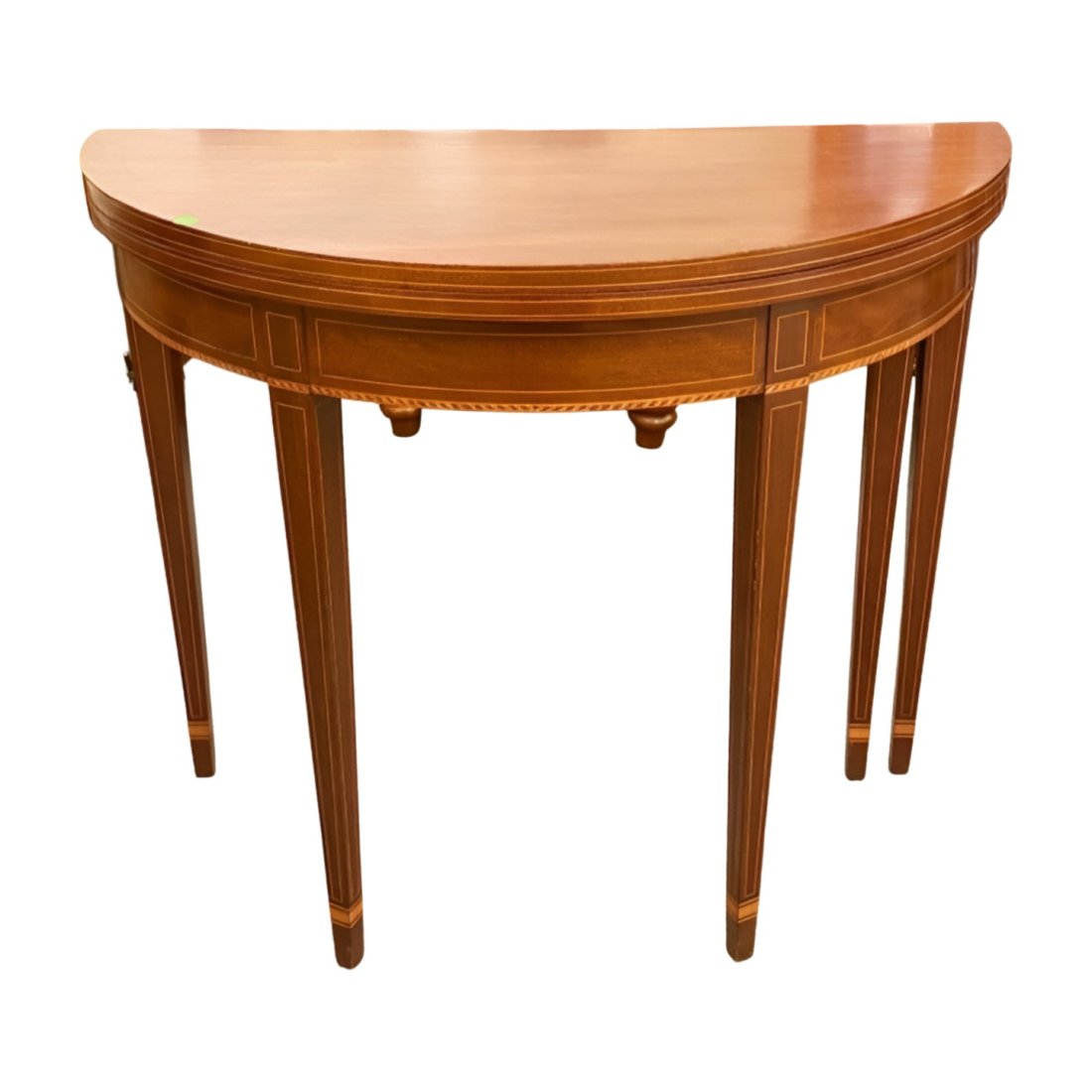 GEORGE III DEMI LUNE SHAPED TEA TABLE (1 of 6)