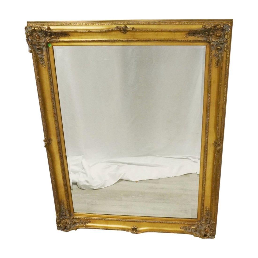 LARGE ORNATE WINDSOR ART GILT CARVED MIRROR (1 of 6)