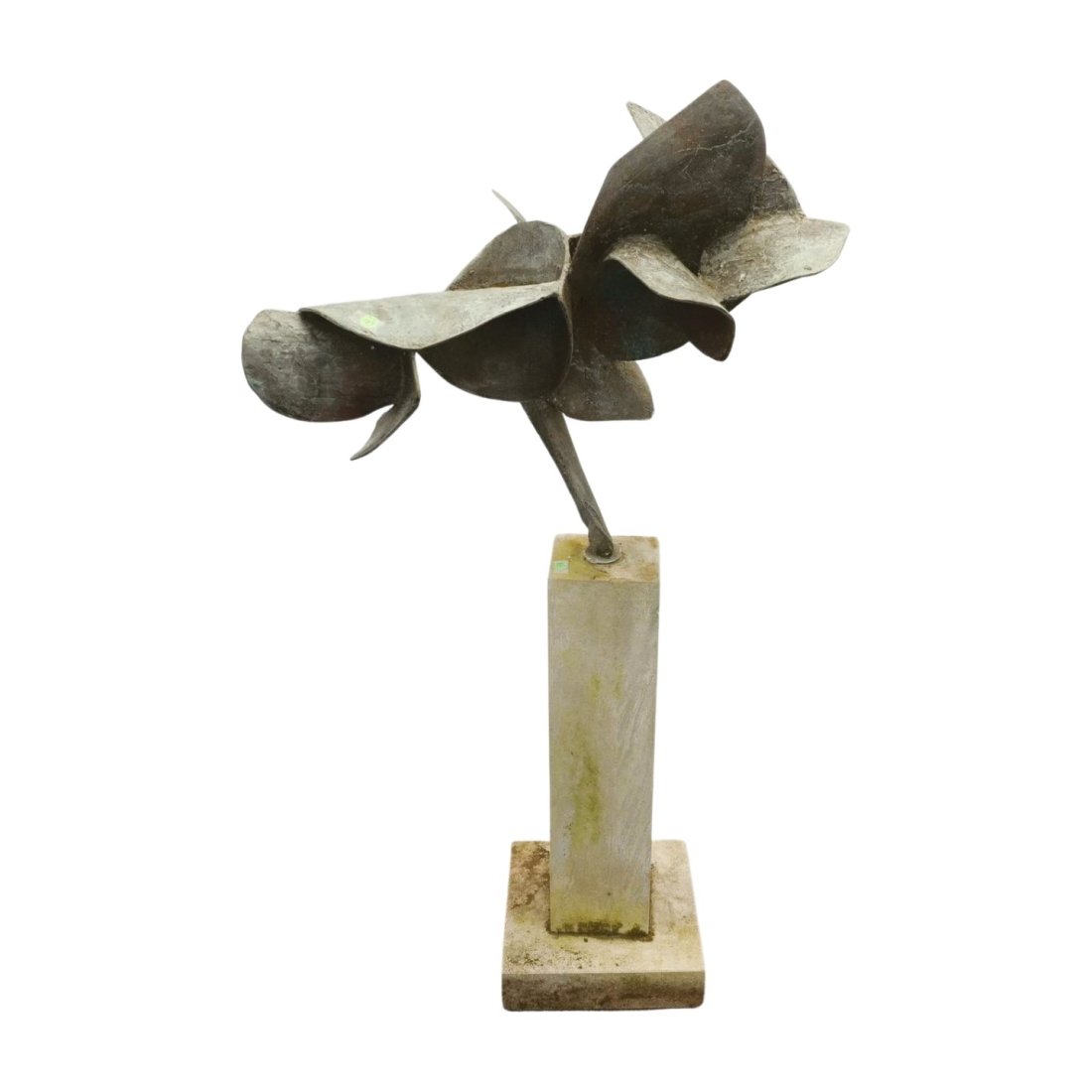 LARGE BRONZE MCM 1950 WILLIAM (WILLIE) WOLFF JOSEPH ABSTRACT (1 of 4)