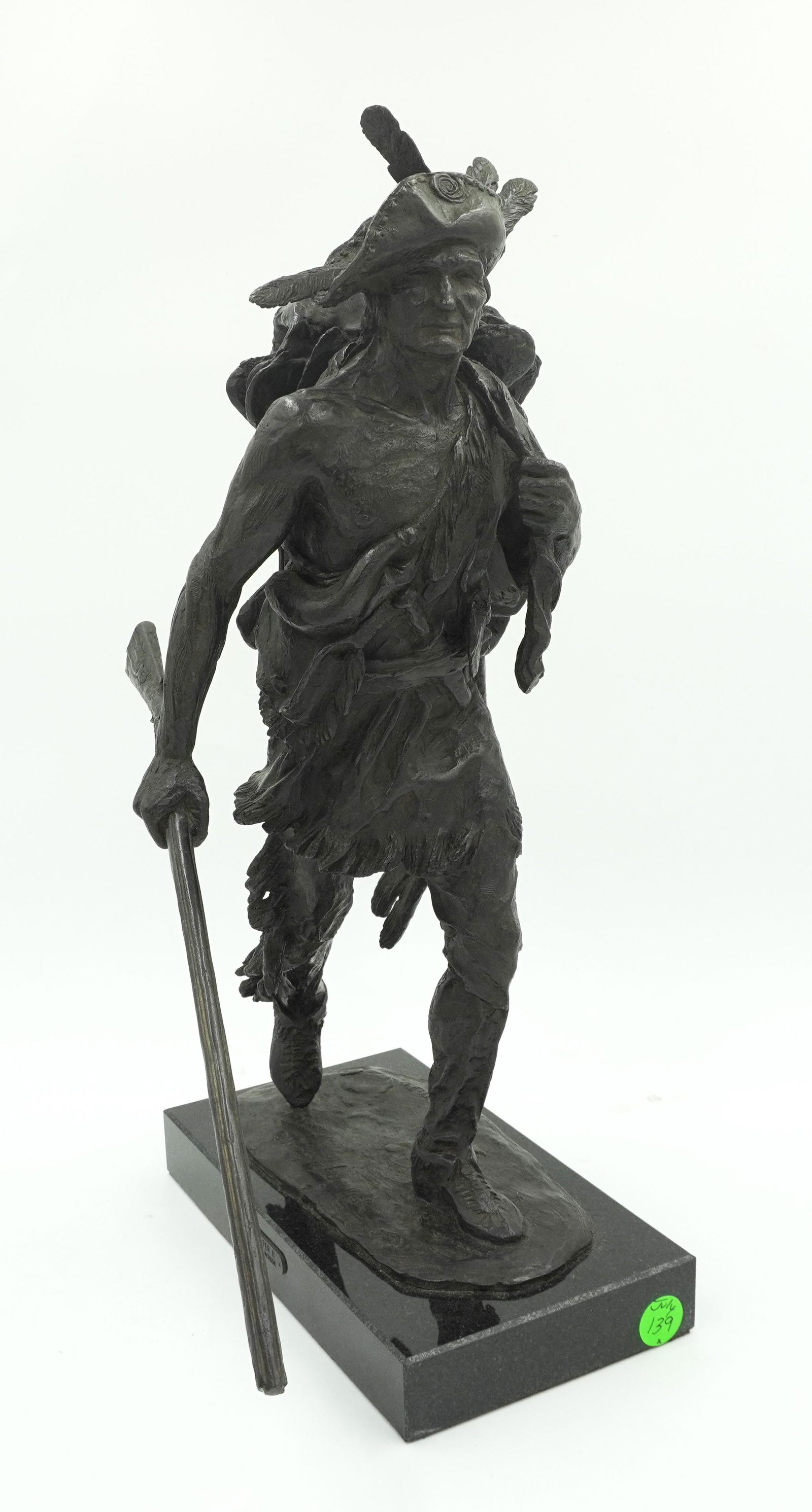 HARRY JACKSON (American, 1924-2011) BRONZE TRAPPER II (1 of 9)