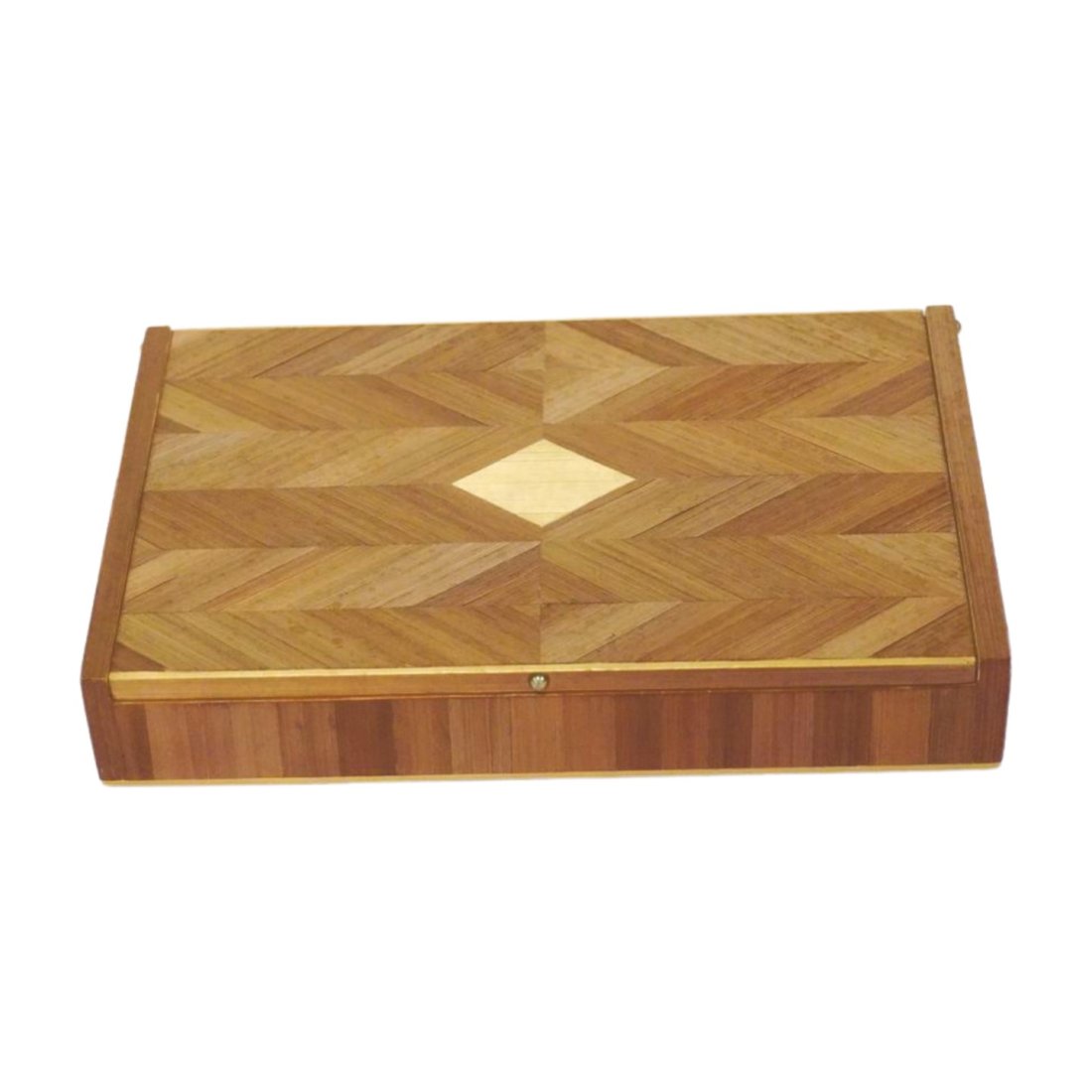 JEAN-MICHEL FRANK 1930s STRAW MARQUETRY BOX (1 of 9)