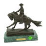 REMINGTON BRONZE "COWBOY" STATUE