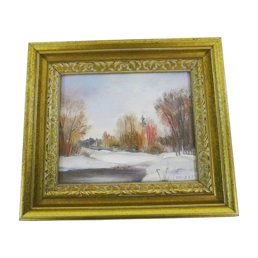 VALENTIN KOZLOV (Russian, b. 1940) WATERCOLOR LANDSCAPE (1 of 5)