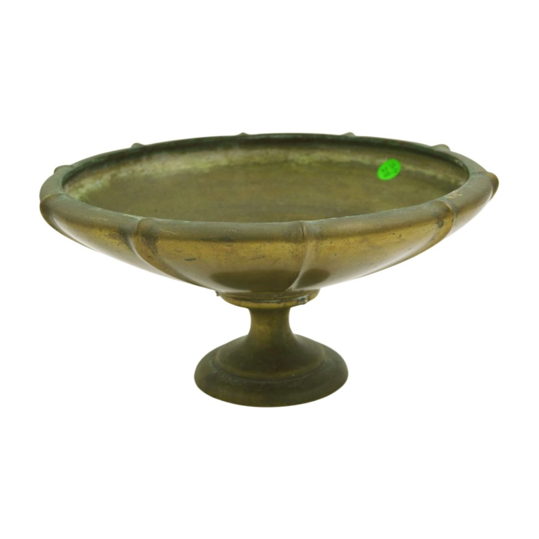 ART DECO HEAVY BRONZE FOOTED BOWL / COMPOTE (1 of 5)