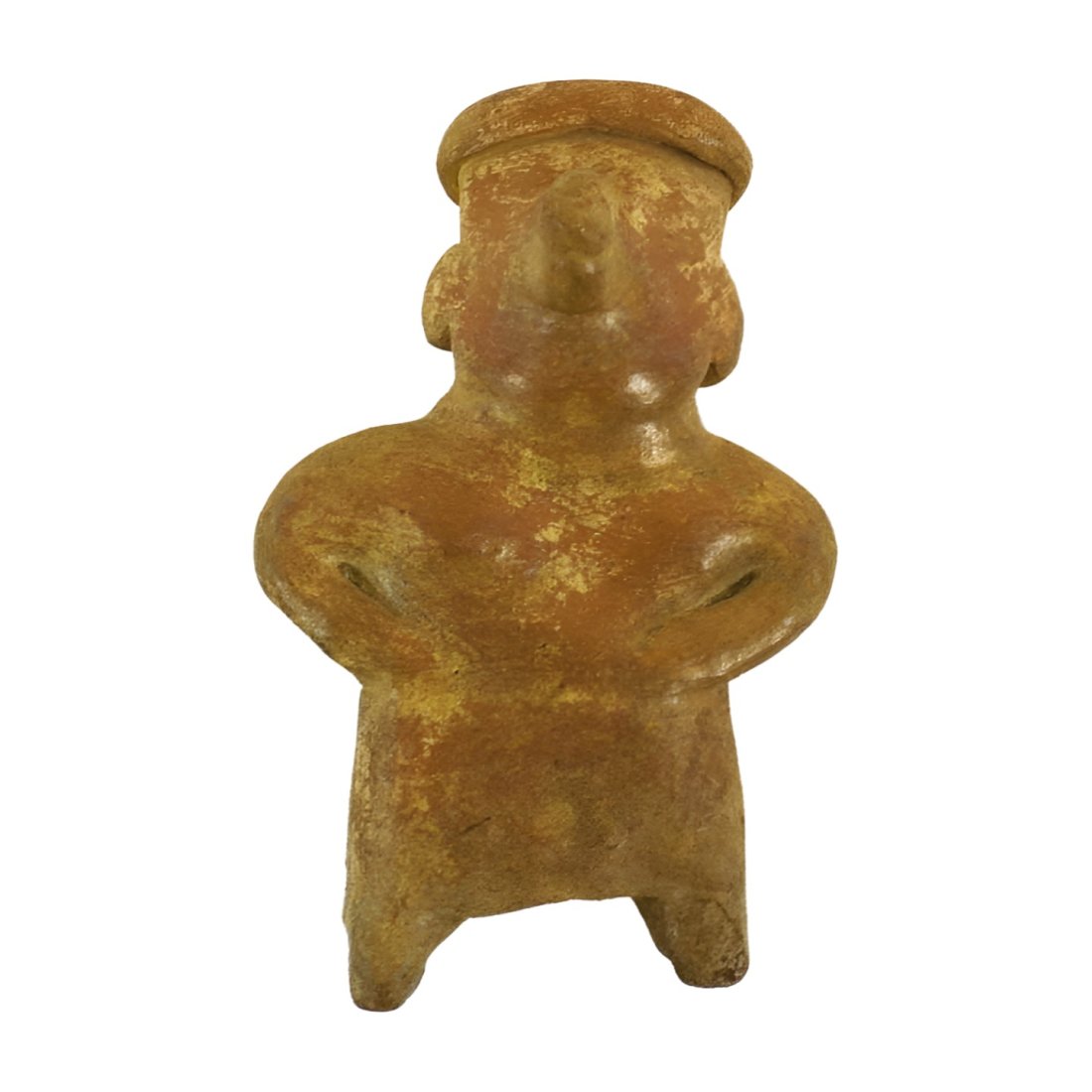 PRE COLUMBIAN NAYARIT POTTERY FIGURE (1 of 2)