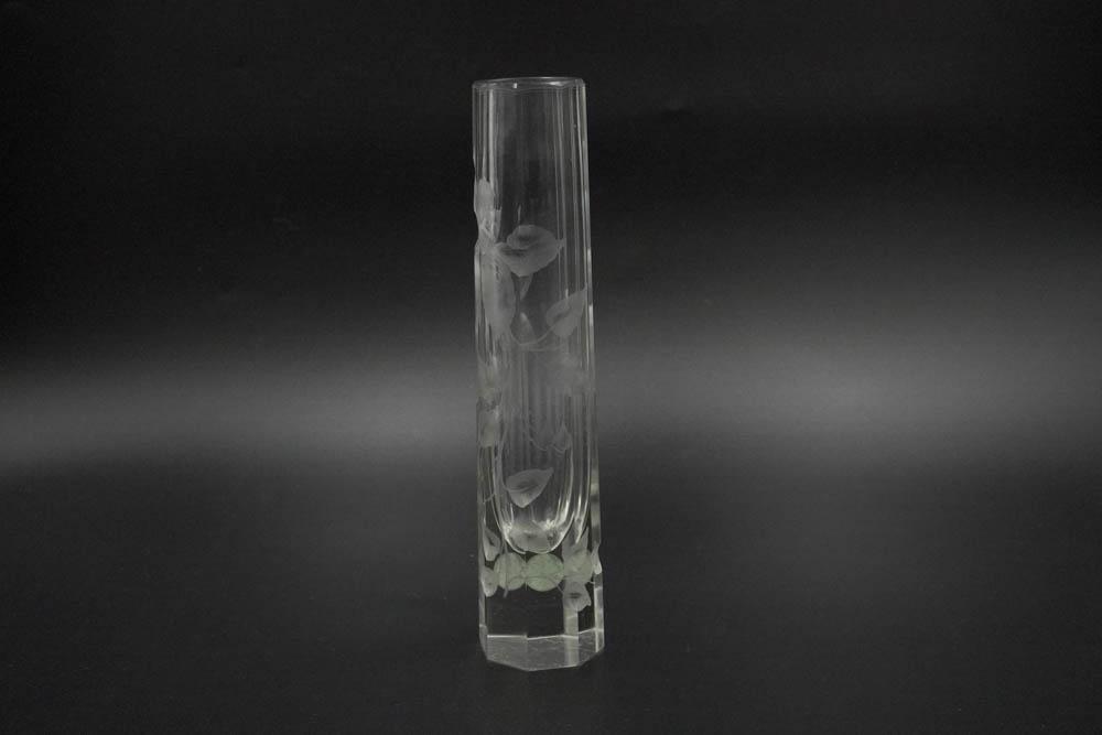MOSER c 1900 CUT GLASS ART NOUVEAU VASE (1 of 5)