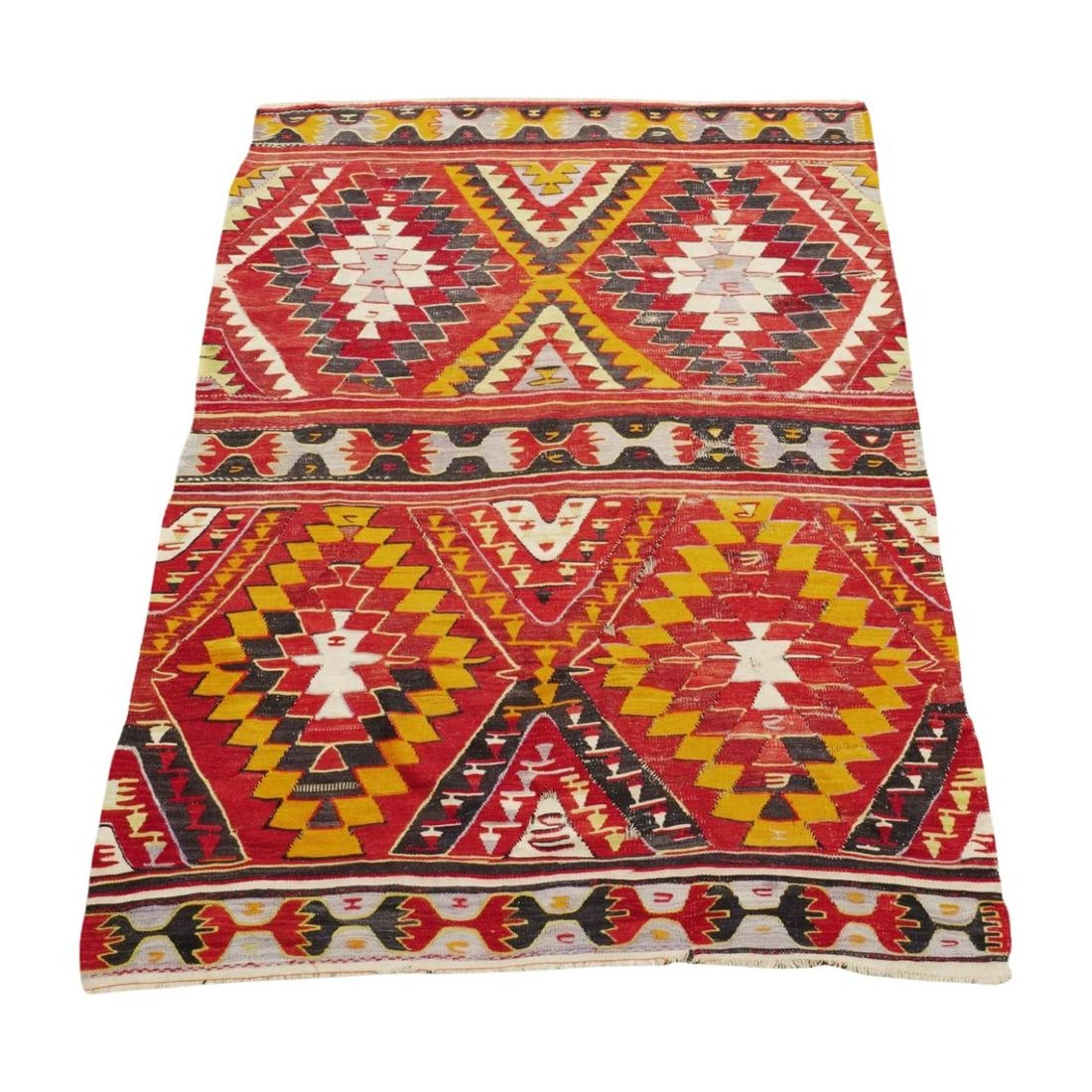 ANTIQUE PERSIAN KILIM FARS RUG (1 of 5)