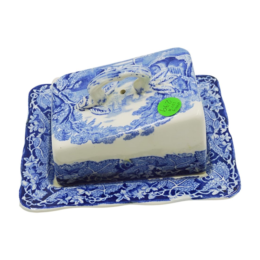 RARE ANTIQUE MASON'S IRONSTONE CHINA CHEESE KEEPER (1 of 4)