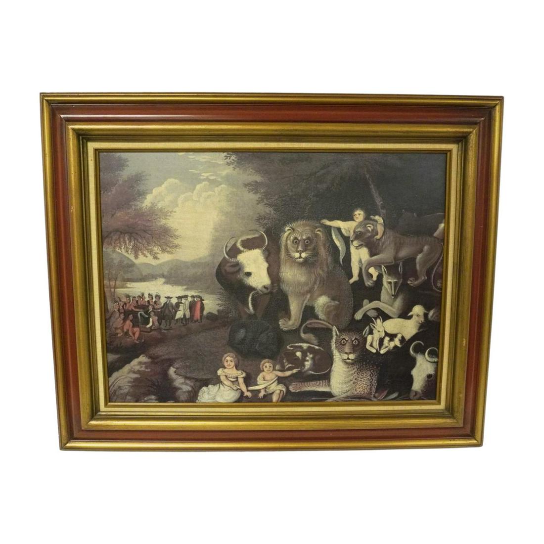 PEACEABLE KINGDOM FRAMED PRINT (1 of 1)