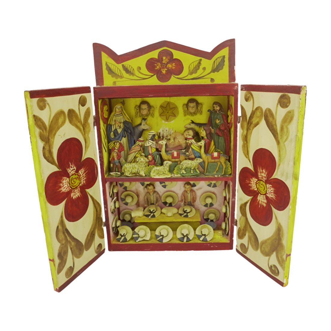 VINTAGE FOLK ART PERUVIAN RETABLO (1 of 8)