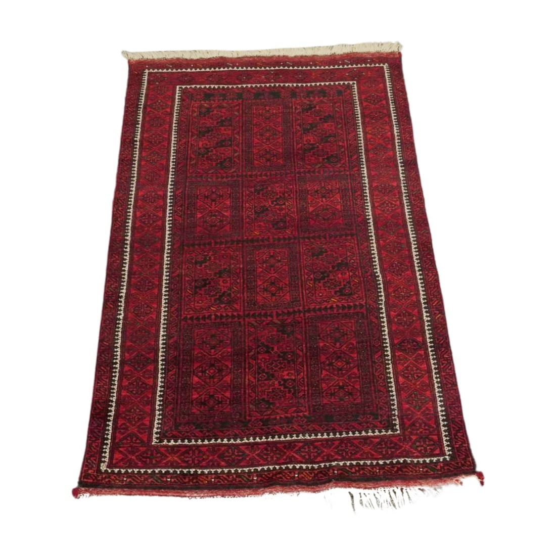 AFGHAN BALUCH HAND KNOTTED WOOL RUG (1 of 4)