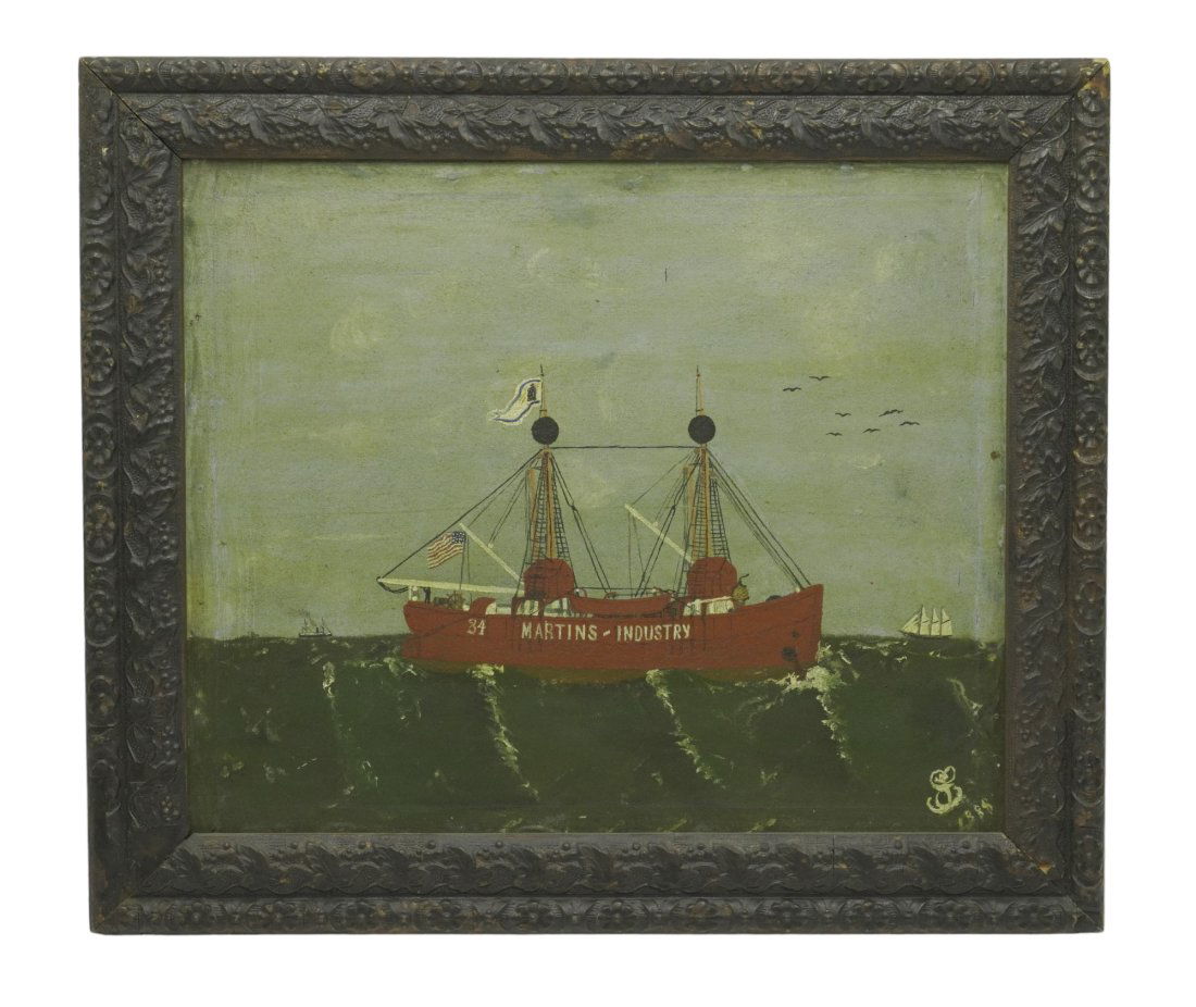 AMERICAN FOLK ART MARITIME MARTINS INDUSTRY LIGHTSHIP (1 of 5)