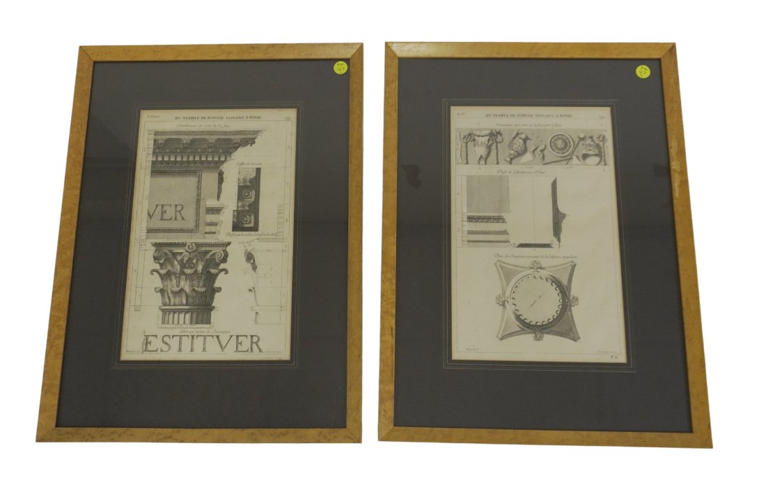 2 ANTIQUE ARCHITECTURAL ENGRAVINGS ROME (1 of 7)