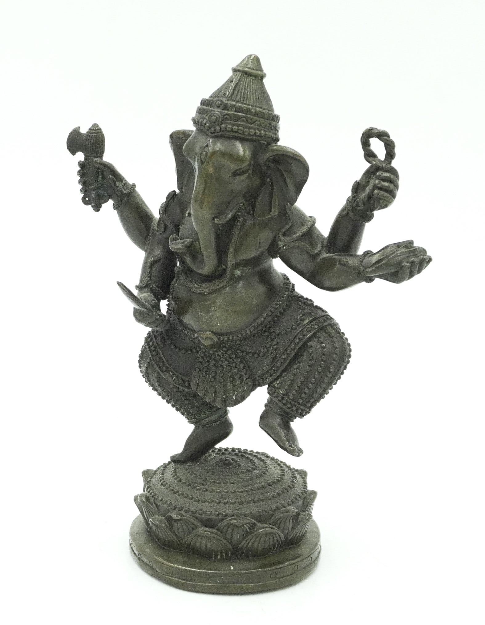 SOLID BRONZE GANESH STATUE (1 of 8)