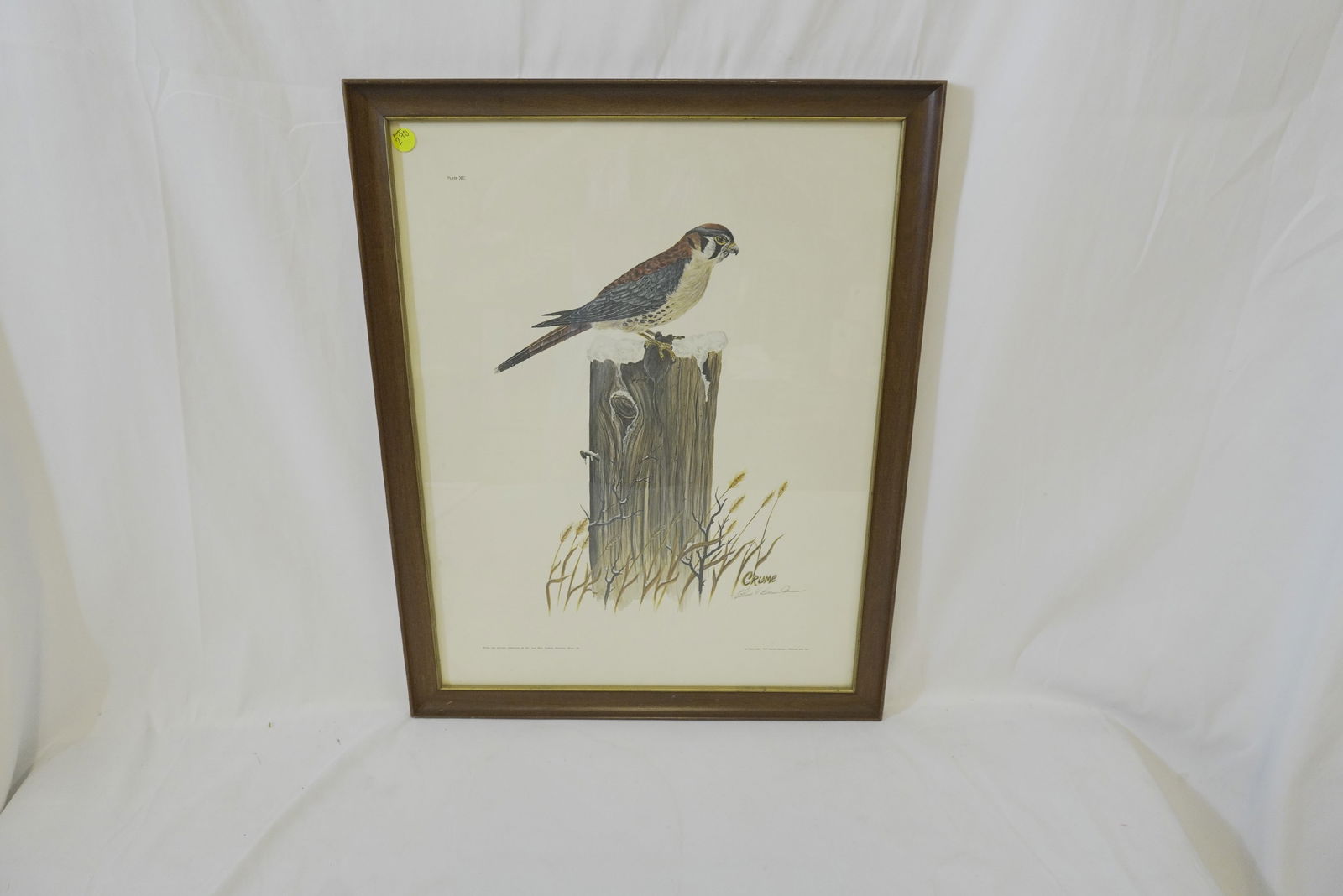 VINTAGE SIGNED FRAMED CHUCK CRUME LITHOGRAPH (1 of 7)