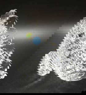 WATERFORD LISMORE 10" SCALLOPED BOWL: Waterford Crystal Lismore Scalloped Bowl 10"x10"4,75". Weight 5 pds 7 oz.PROVENANCE: Gippy Plantation