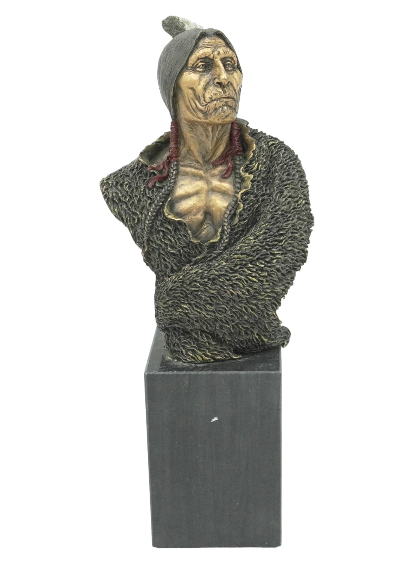 JOE SLOCKBOWER NATIVE AMERICAN SCULPTURE (1 of 7)