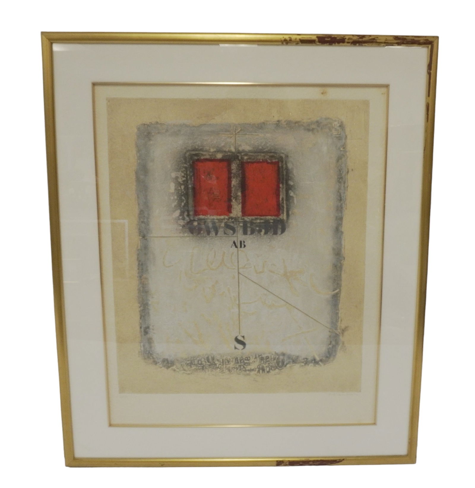 JAMES COIGNARD (FRENCH, 1925-2008) CARBORUNDUM MIXED MEDIA ETCHING (1 of 4)