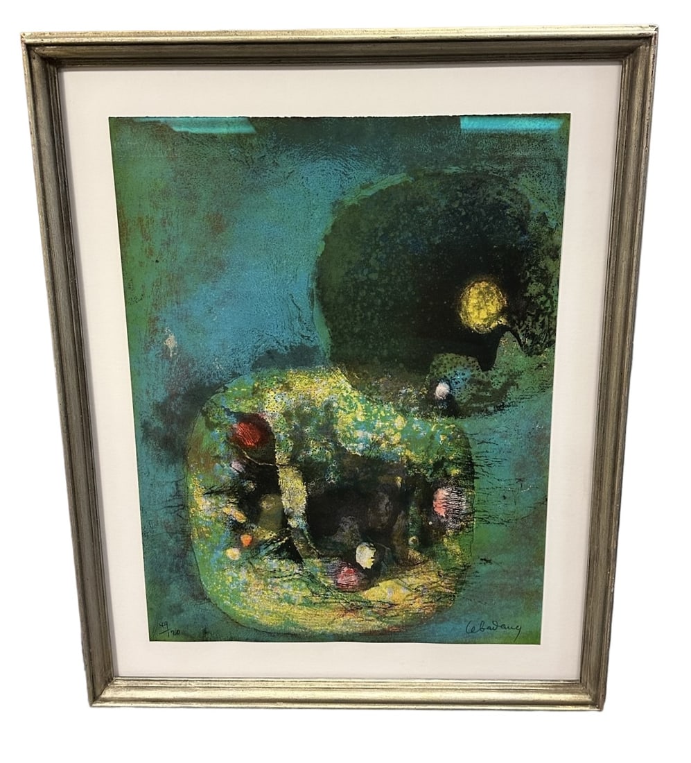 RARE LEBADANG ABSTRACT SIGNED LITHO (1 of 7)