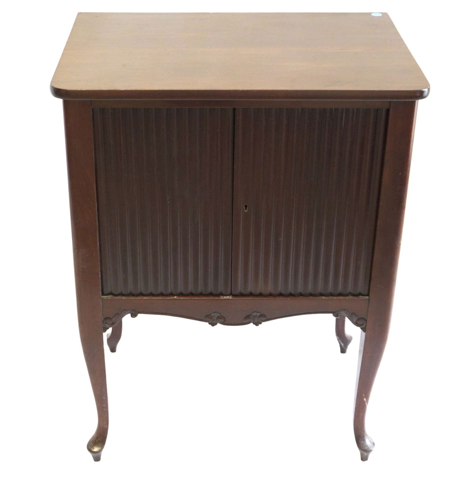 FRENCH 1920S 2 DOOR CABINET / SIDE TABLE (1 of 6)