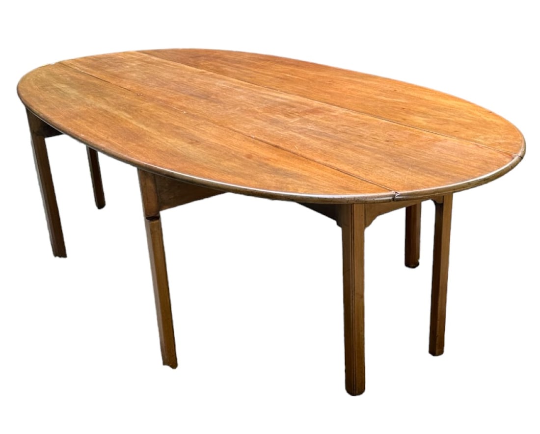 ANTIQUE GEORGIAN STYLE HUNT TABLE DROP LEAF (1 of 11)