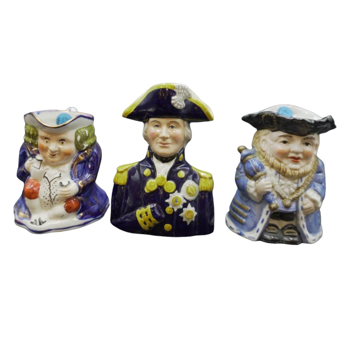 LOT OF ASSORTED SMALL TOBY JUGS (1 of 15)