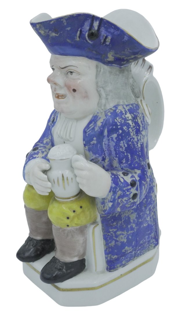ANTIQUE STAFFORDSHIRE POTTERY TOBY JUG (1 of 5)