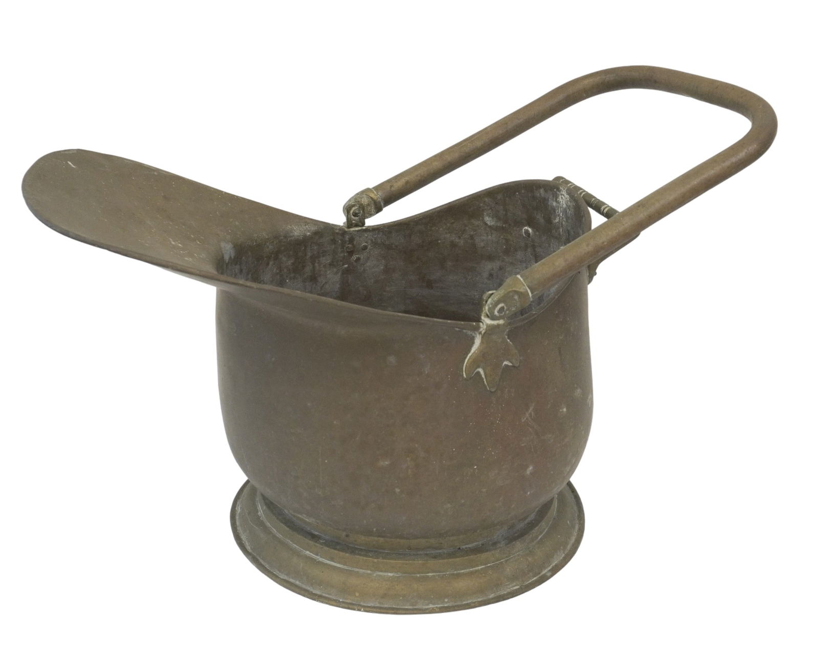 ANTIQUE COPPER COAL SCUTTLE (1 of 5)