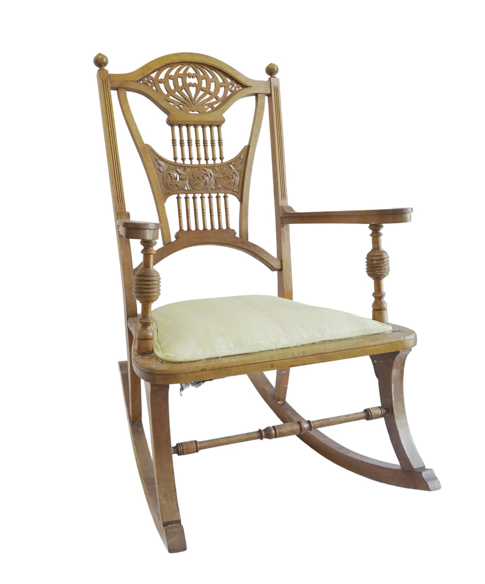 ANTIQUE AMERICAN ROCKING CHAIR (1 of 7)