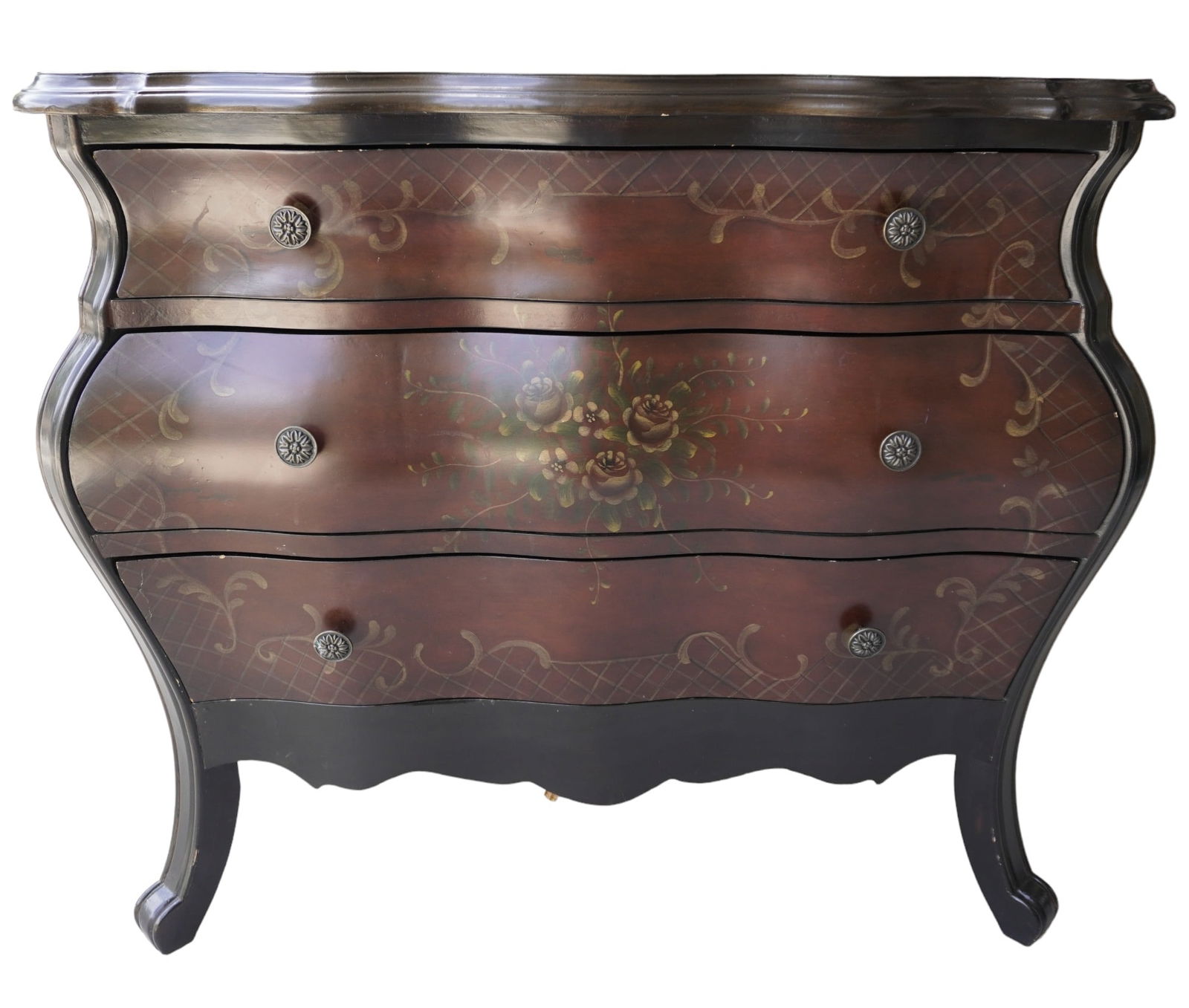 Vintage Pulaski Furniture Bombe Chest Auction